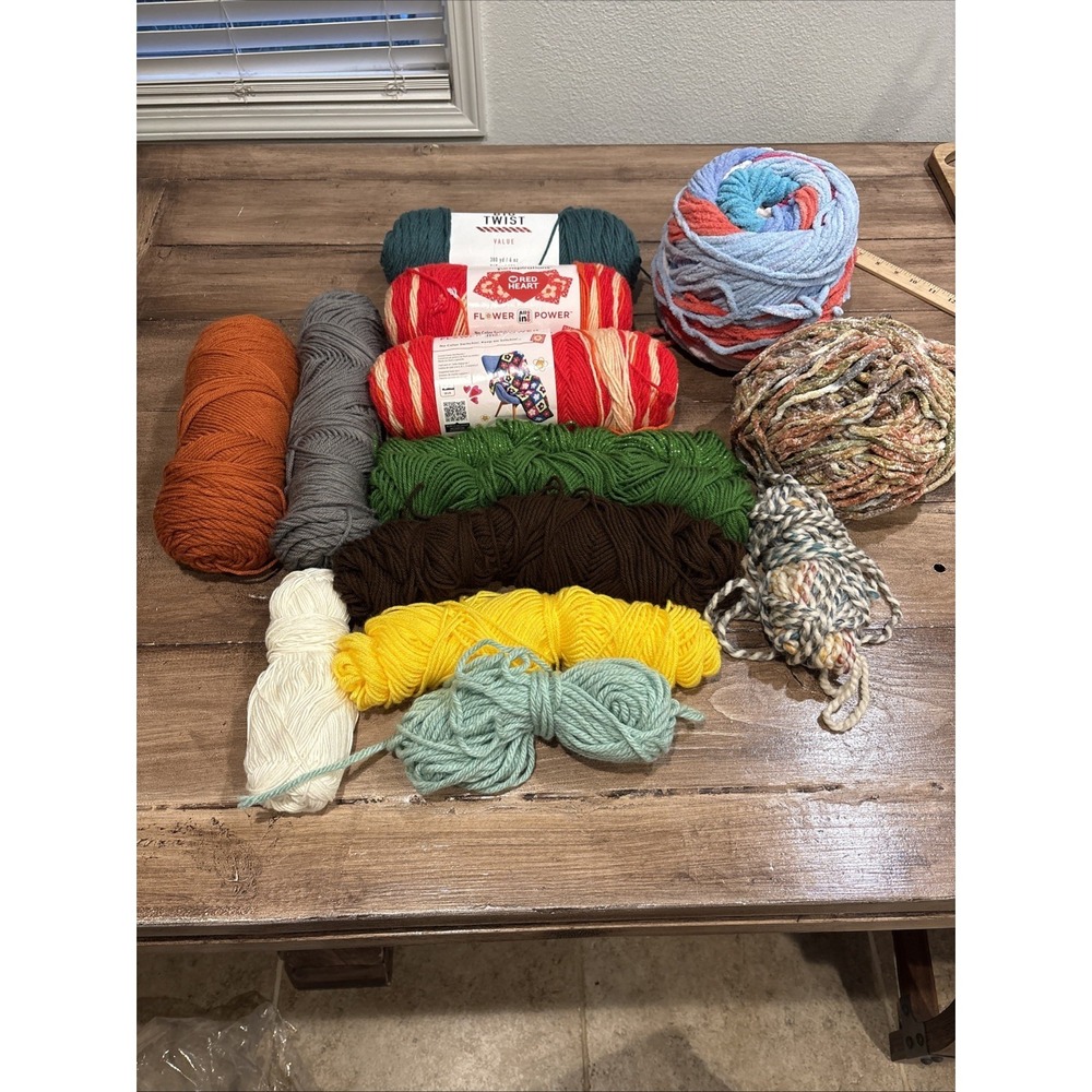 Bulk Yarn! Lot - *Used Rolls* Sold As Shown 3 New